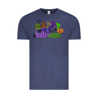 Vintage Denim happy halloween Vintage Tee - CowGirlArtShop