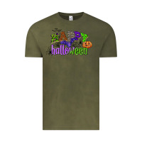 Vintage Olive happy halloween Vintage Tee - CowGirlArtShop