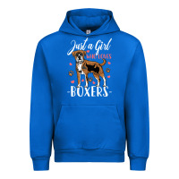 Cobalt Kids Boxer Dog Just A Girl Who Loves Boxers Gift Urban Hoodie - trangStudio