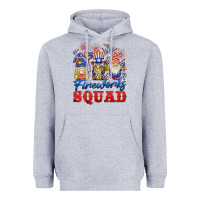 Heather Grey fireworks squad Heavyweight Hoodie - BarkalooDesign