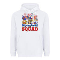 White fireworks squad Heavyweight Hoodie - BarkalooDesign