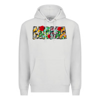 Dove Grey floral animal print mama Premium Hoodie - CowhideDigitalArt