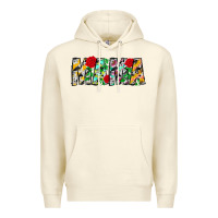 Sandshell floral animal print mama Premium Hoodie - CowhideDigitalArt