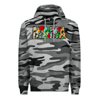 Slate Camo floral animal print mama Premium Hoodie - CowhideDigitalArt