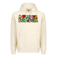 Tofu floral animal print mama Premium Hoodie - CowhideDigitalArt