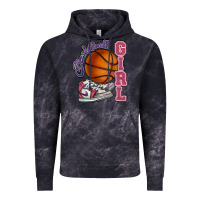 Cloud Black Basketball girl Vintage Hoodie - HowdyJamesFarm