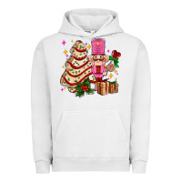 Pigment Lunar Rock christmas tree cake and nutcracker with gifts ado Urban Hoodie - AdoDesignShop