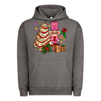 Pigment Tornado christmas tree cake and nutcracker with gifts ado Urban Hoodie - AdoDesignShop