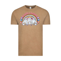 Vintage Coffee Happy easter bunny tails Vintage Tee - RanaPortraitStore