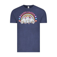 Vintage Denim Happy easter bunny tails Vintage Tee - RanaPortraitStore