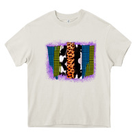 Purple Glitter Western Farm Life Brush Strokes Heavy Core Tee | Teevron