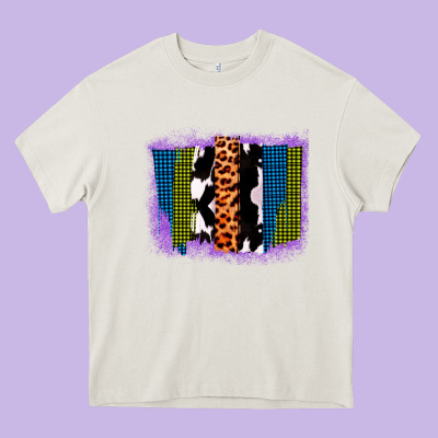 Purple Glitter Western Farm Life Brush Strokes Heavy Core Tee Designed By Bettercallsaul