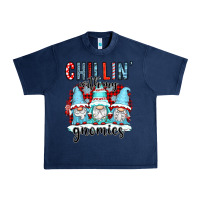 Navy chillin with my gnomies Urban Heavy Tee - CowGirlArtShop