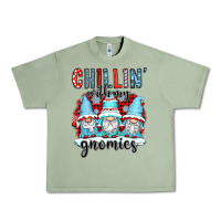 Oil Green chillin with my gnomies Urban Heavy Tee - CowGirlArtShop
