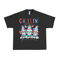 Pigment Black chillin with my gnomies Urban Heavy Tee - CowGirlArtShop
