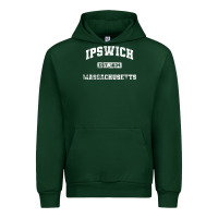 Forest Green ipswich massachusetts ma vintage state athletic style Urban Hoodie - trangStudio