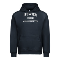 Navy ipswich massachusetts ma vintage state athletic style Urban Hoodie - trangStudio