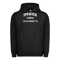 Pigment Black ipswich massachusetts ma vintage state athletic style Urban Hoodie - trangStudio