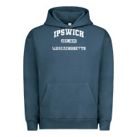 Pigment Midnight Navy ipswich massachusetts ma vintage state athletic style Urban Hoodie - trangStudio