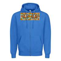 True Royal Thick Thighs Pumpkin Pies Zipper Hoodie - Artiststas