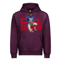 Mauve Wine O.J. Simpson Urban Hoodie - trangStudio