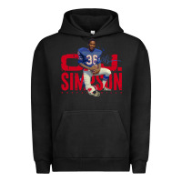 Pigment Black O.J. Simpson Urban Hoodie - trangStudio