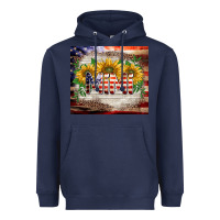 Navy patriotic mimi tumbler Heavyweight Hoodie - BarkalooDesign