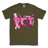 Army Green breast cancer pct patient care technician Classic Tee - texasbilliewilder