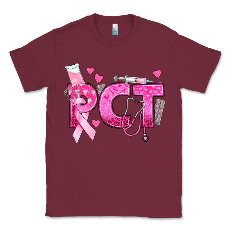 Breast Cancer Pct Patient Care Technician Classic Tee by texasbilliewilder | Teevron