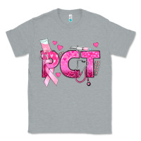 Heather Grey breast cancer pct patient care technician Classic Tee - texasbilliewilder