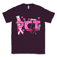 Plum breast cancer pct patient care technician Classic Tee - texasbilliewilder