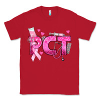 Red breast cancer pct patient care technician Classic Tee - texasbilliewilder