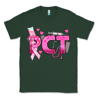 Sports Green breast cancer pct patient care technician Classic Tee - texasbilliewilder
