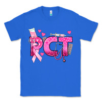 True Royal breast cancer pct patient care technician Classic Tee - texasbilliewilder