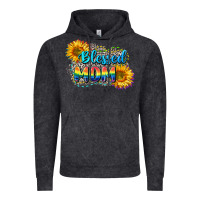Vintage Black Blessed mom Vintage Hoodie - CowGirlArtShop