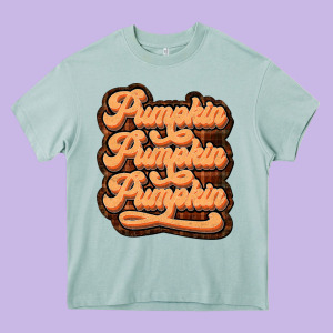 Pumpkin Pumpkin Pumpkin Heavy Core Tee Designed By Jahusdesignshop