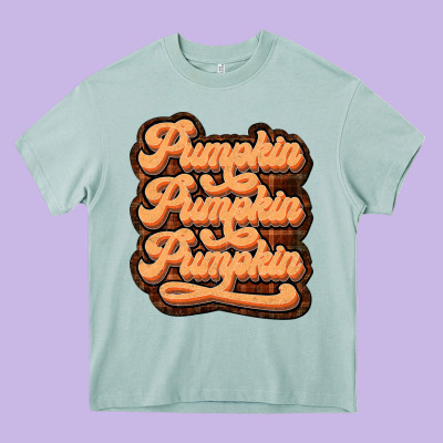 Pumpkin Pumpkin Pumpkin Heavy Core Tee Designed By Jahusdesignshop