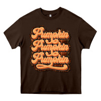 Chocolate Brown pumpkin pumpkin pumpkin Heavy Core Tee - JahusDesignShop
