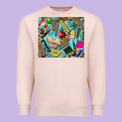 Teacher Tumbler Premium Sweatshirt Designed By Barkaloodesign