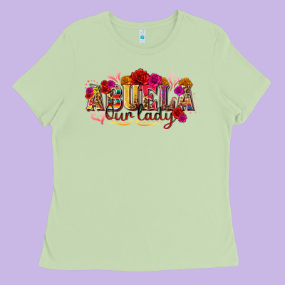 Abuela Our Lady Ladies Tee Designed By Texasbilliewilder
