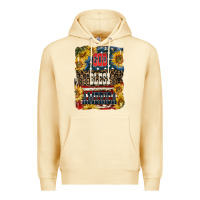 Pina Colada Western God Bless America 4th of July Premium Hoodie - LillyAllenDesigns