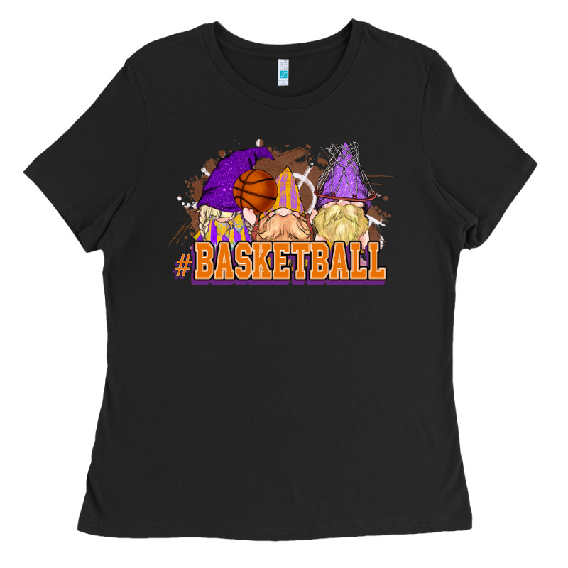 Basketball Gnomes Ladies Tee by NancyCooperArtShop | Teevron
