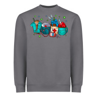 Storm nurse drink coffee Heavyweight Sweatshirt - CowhideDigitalArt