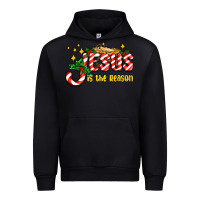 Jesus Is The Reason With Christmas Candy Ado Urban Hoodie | Teevron
