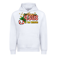White jesus is the reason with christmas candy ado Urban Hoodie - AdoDesignShop