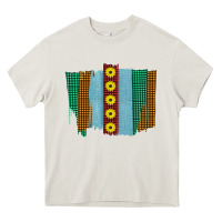 Cream Western Sunflower Farm Life Brush Strokes Heavy Core Tee - Bettercallsaul