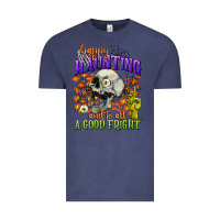 Vintage Denim happy haunting and to all a good fright Vintage Tee - CowGirlArtShop
