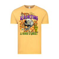 Vintage Mustard happy haunting and to all a good fright Vintage Tee - CowGirlArtShop