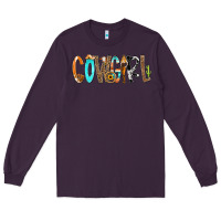 Plum Cowgirl Min Long Sleeve Tee - CowCowDesign