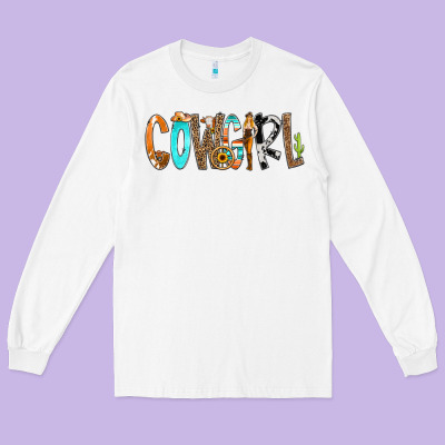 Cowgirl Min Long Sleeve Tee Designed By Cowcowdesign